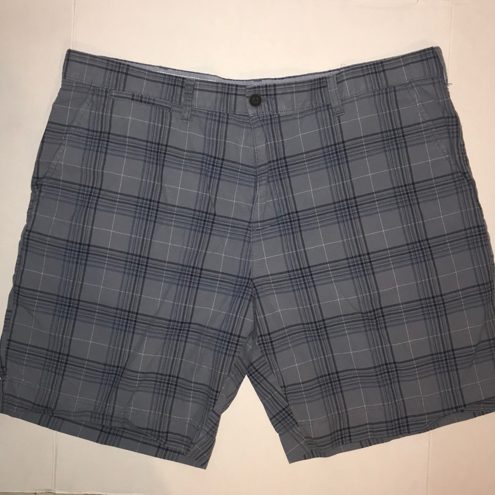Tommy Hilfiger light blue plaid men shorts